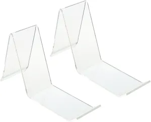 4sets 2pcs Acrylic Shoe Display Stand for Retail Shops Sneaker Holder Rack for Sandals High Heels Casual Sports Shoes Organization for Shopping Malls 2pcs*4