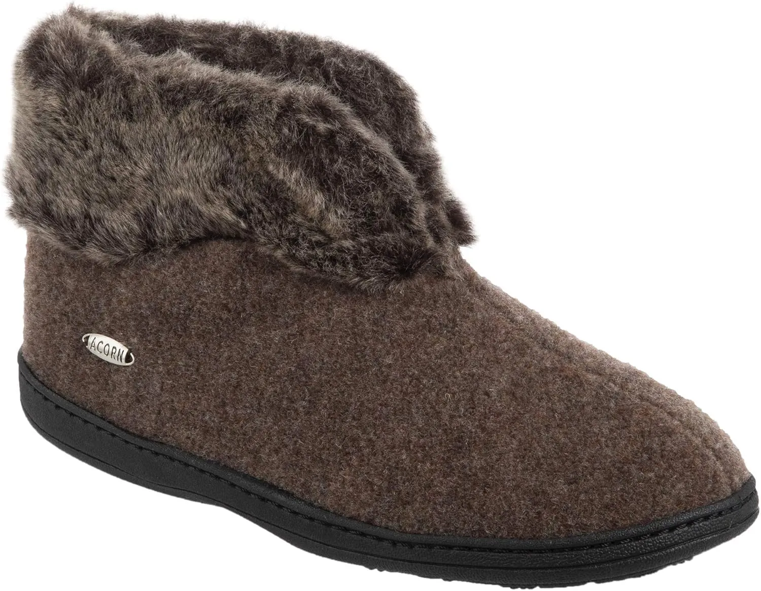 Acorn Women's Faux Chinchilla Bootie II Slipper