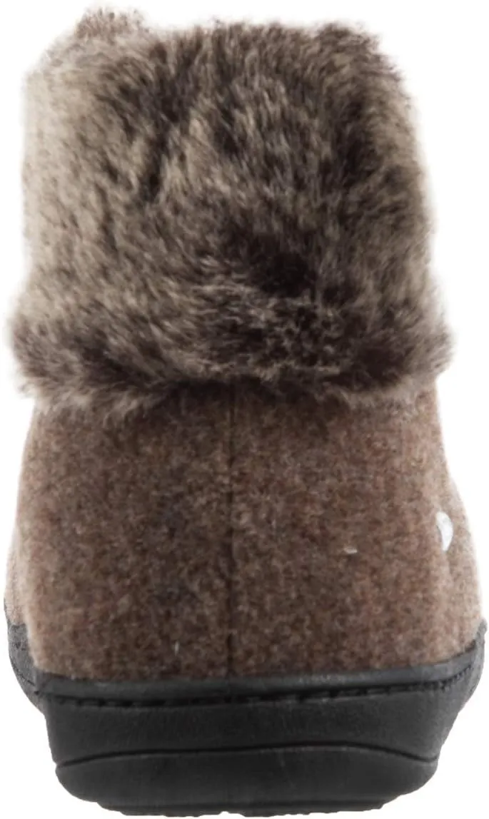Acorn Women's Faux Chinchilla Bootie II Slipper