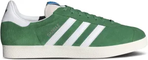 adidas Men's Gazelle Indoor Sneaker, Preloved Green/Cloud White/Core White, Size 11