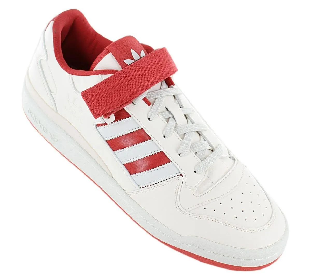 adidas Originals Forum Low - Herren Schuhe Weiß-Rot GW2043