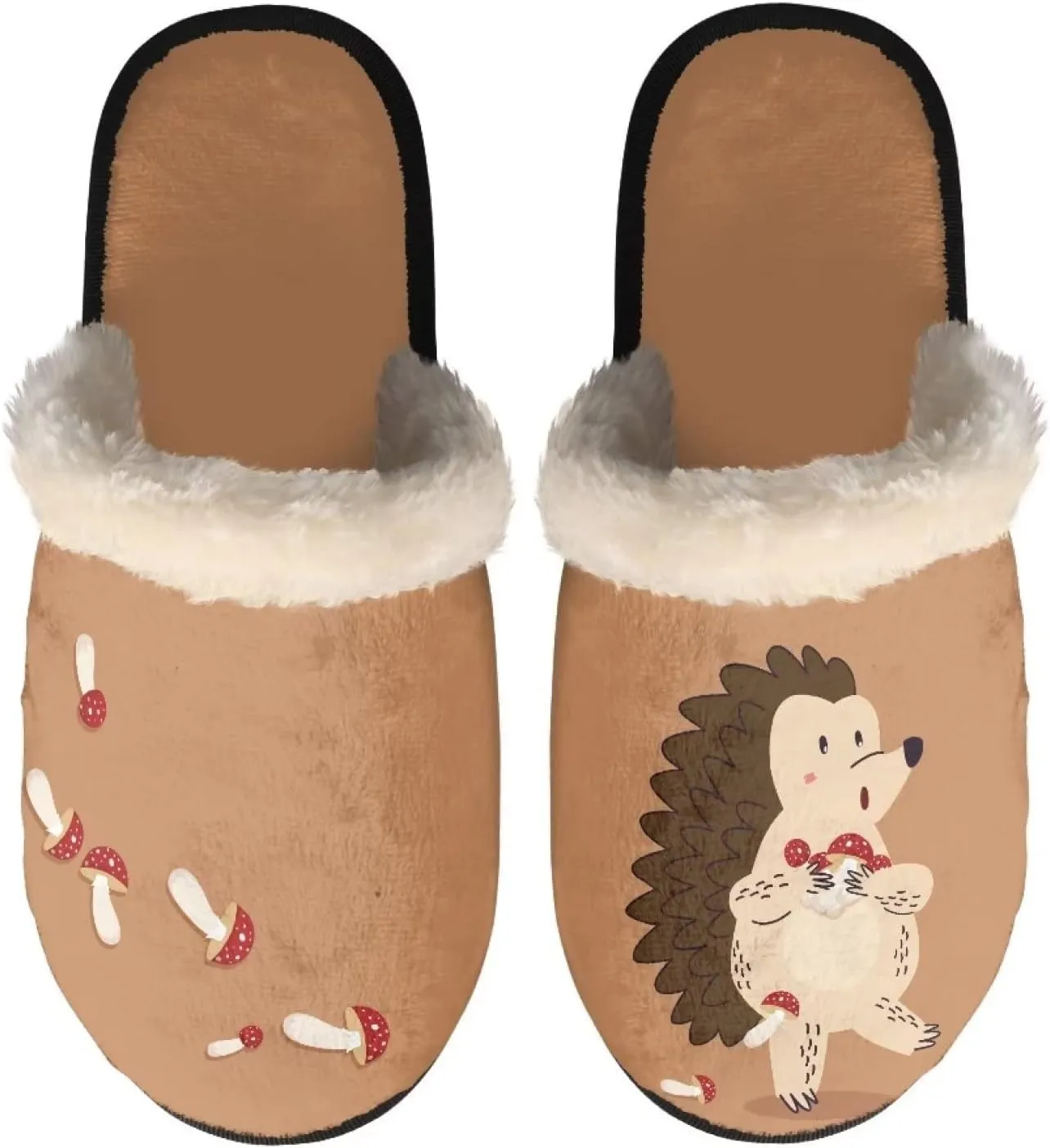 Advocator House Slippers Family Cotton Slipper Kids Adult Cute Fuzzy Indoor Shoes Winter Warm Slippers Size XS-XL,Cute Animal Theme
