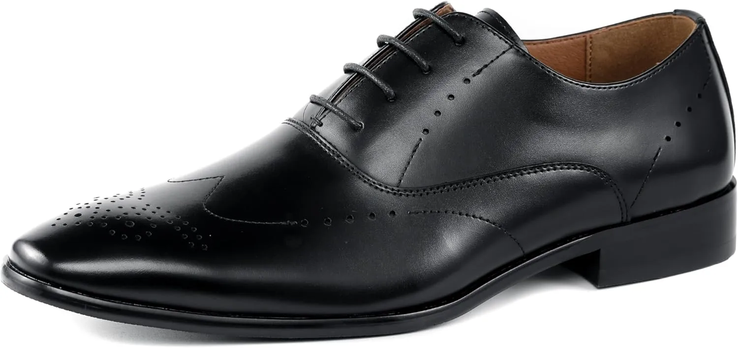Amali Piedmont - Mens Dress Shoes - Oxford Shoes for Men - Tuxedo Shoes - Lace Up Mens Casual Dress Shoes