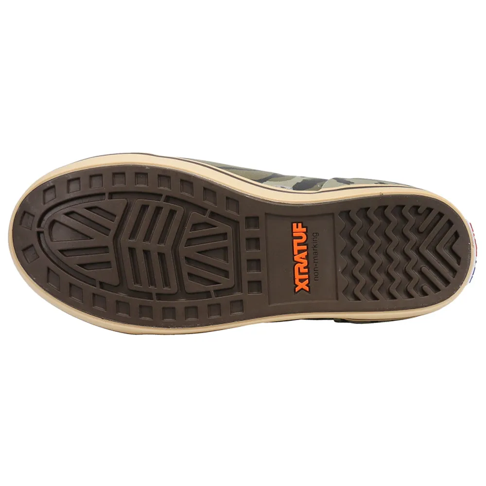 Ankle Deck Camo Round Toe Pull on Boots
