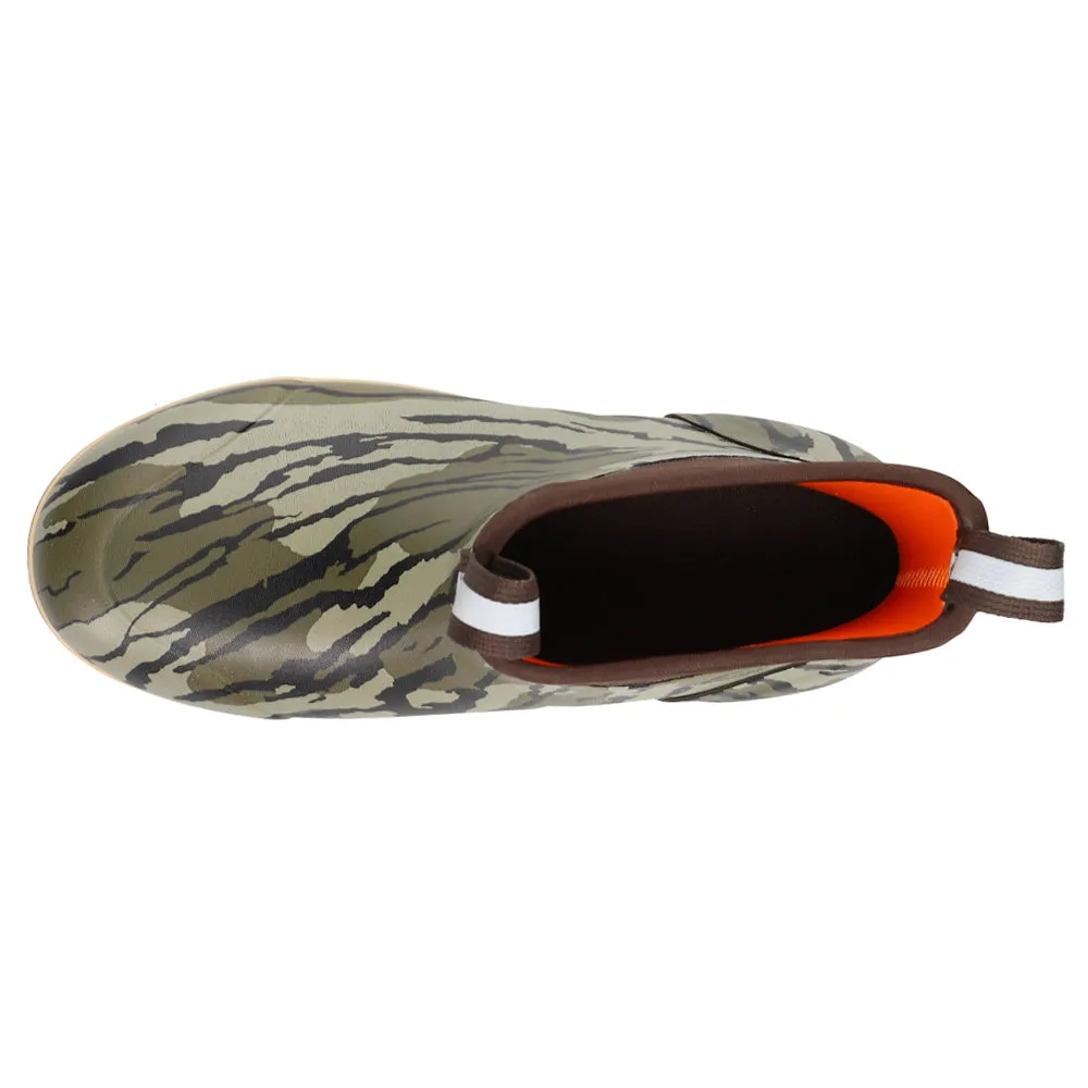 Ankle Deck Camo Round Toe Pull on Boots