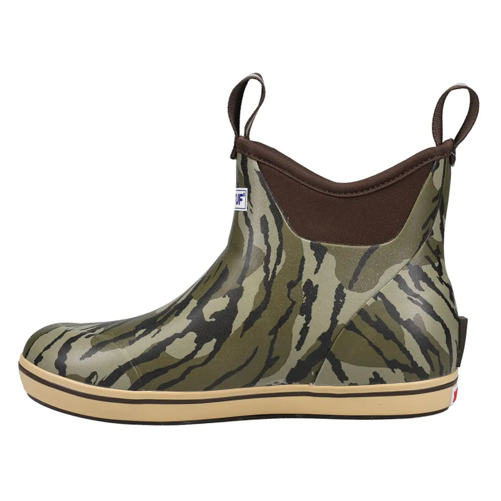 Ankle Deck Camo Round Toe Pull on Boots