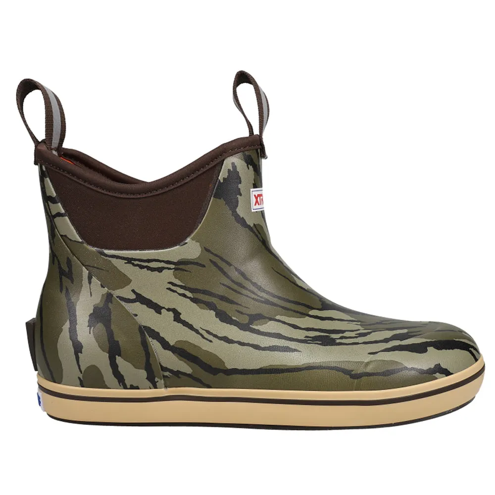 Ankle Deck Camo Round Toe Pull on Boots