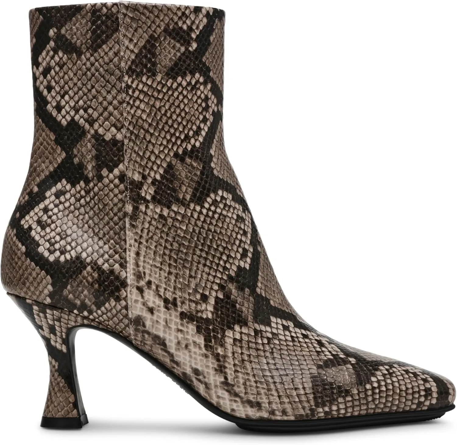 Anne Klein Womens Pablo Faux Leather Heeled Booties