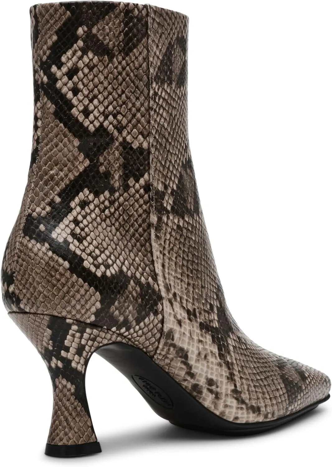 Anne Klein Womens Pablo Faux Leather Heeled Booties