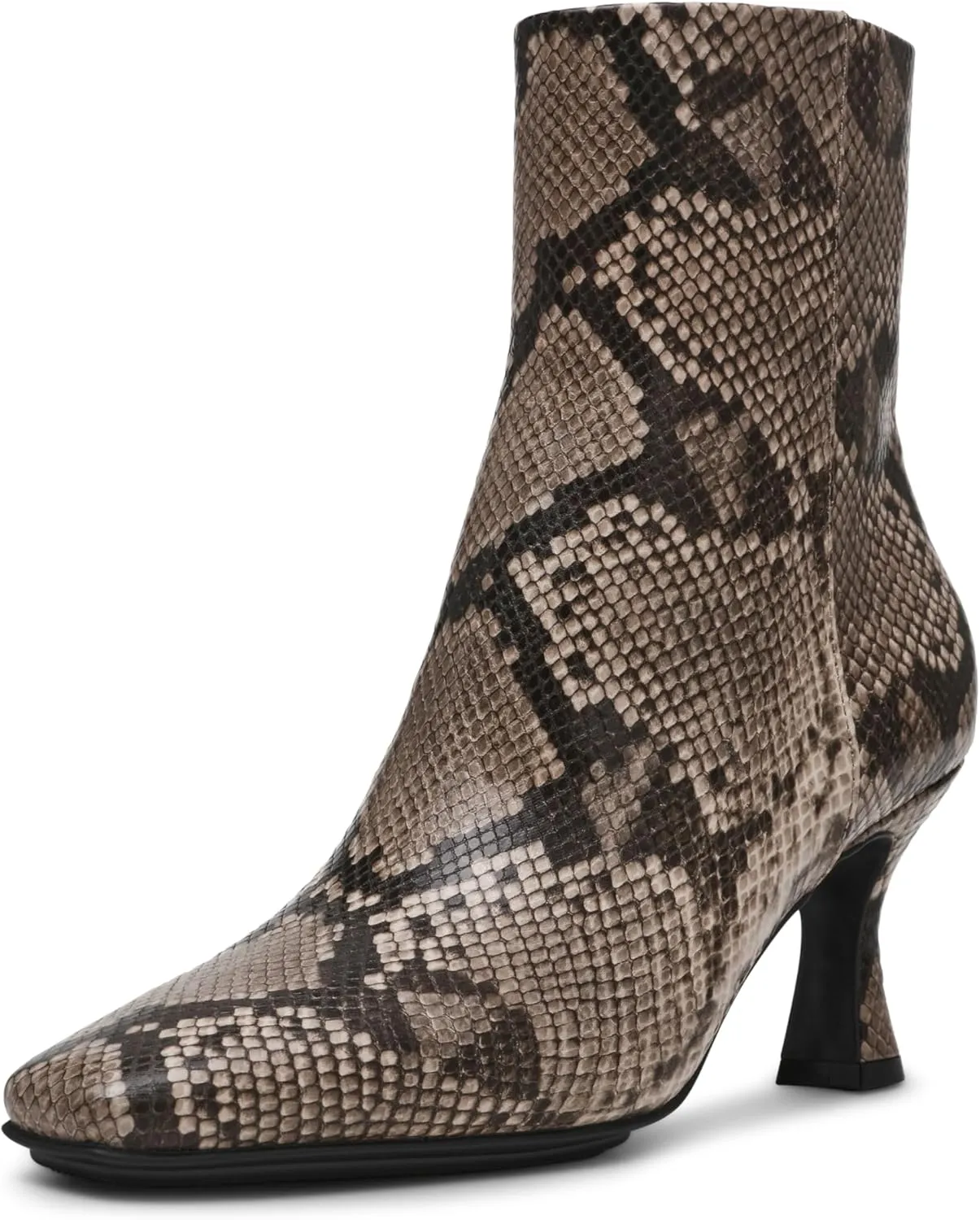 Anne Klein Womens Pablo Faux Leather Heeled Booties