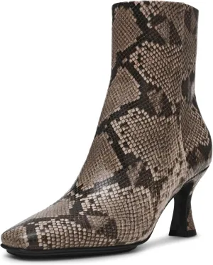 Anne Klein Womens Pablo Faux Leather Heeled Booties