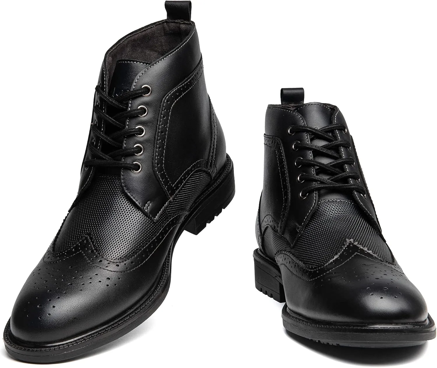 Arkbird Mens Oxford Dress Boots Fashion Casual Genuine Leather Brogue Chukka Ankle Boot for Men