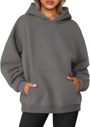 AUTOMET Womens Oversized Sweatshirts Fleece Hoodies Long Sleeve Shirts Pullover Fall Outfits 2025 with Pocket