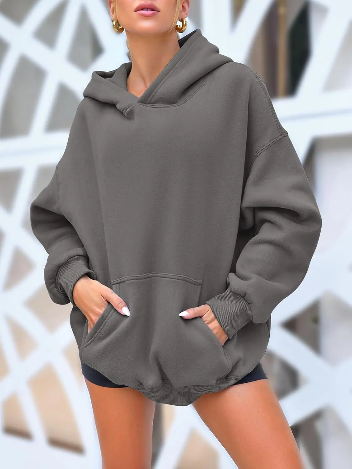 AUTOMET Womens Oversized Sweatshirts Fleece Hoodies Long Sleeve Shirts Pullover Fall Outfits 2025 with Pocket