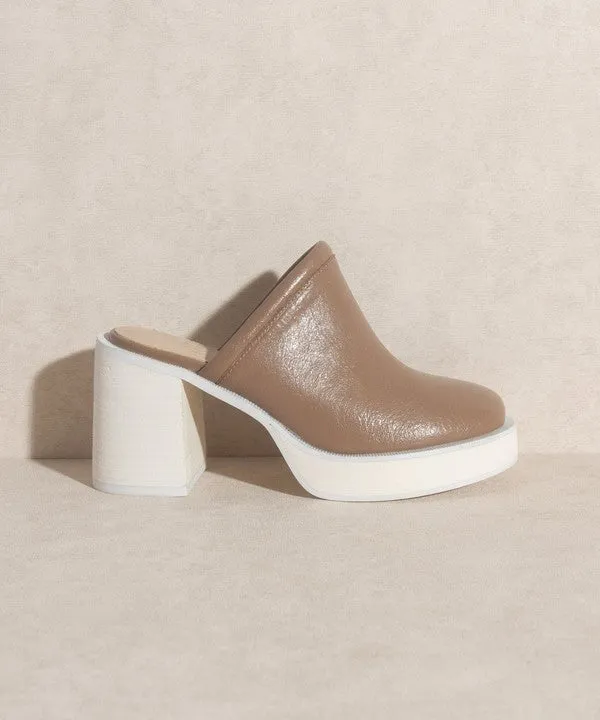 Ava - Platform Clogs