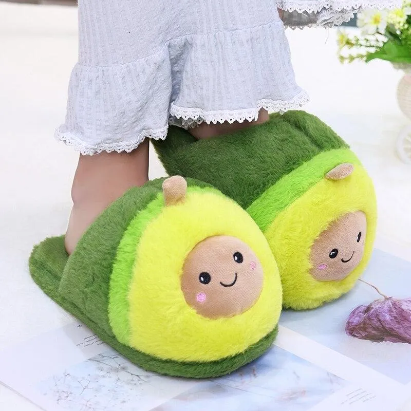 Avocado Plush Slippers
