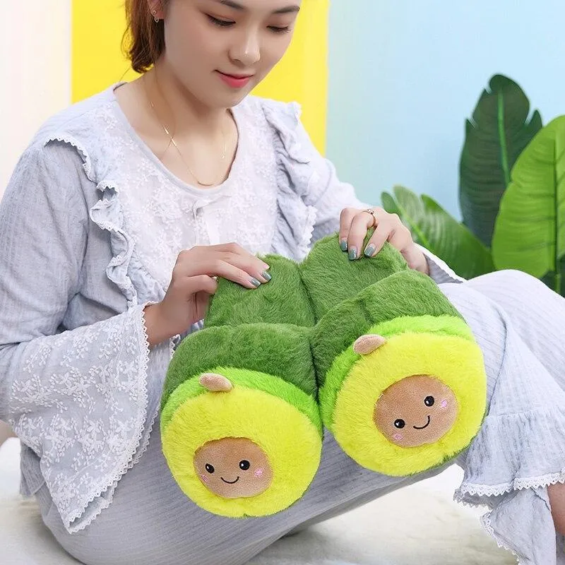 Avocado Plush Slippers