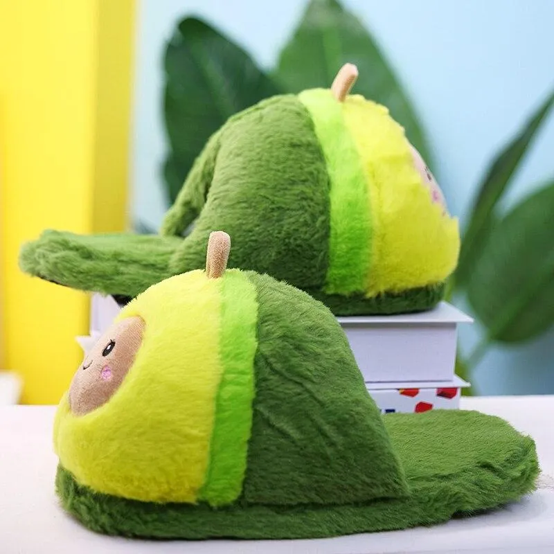 Avocado Plush Slippers