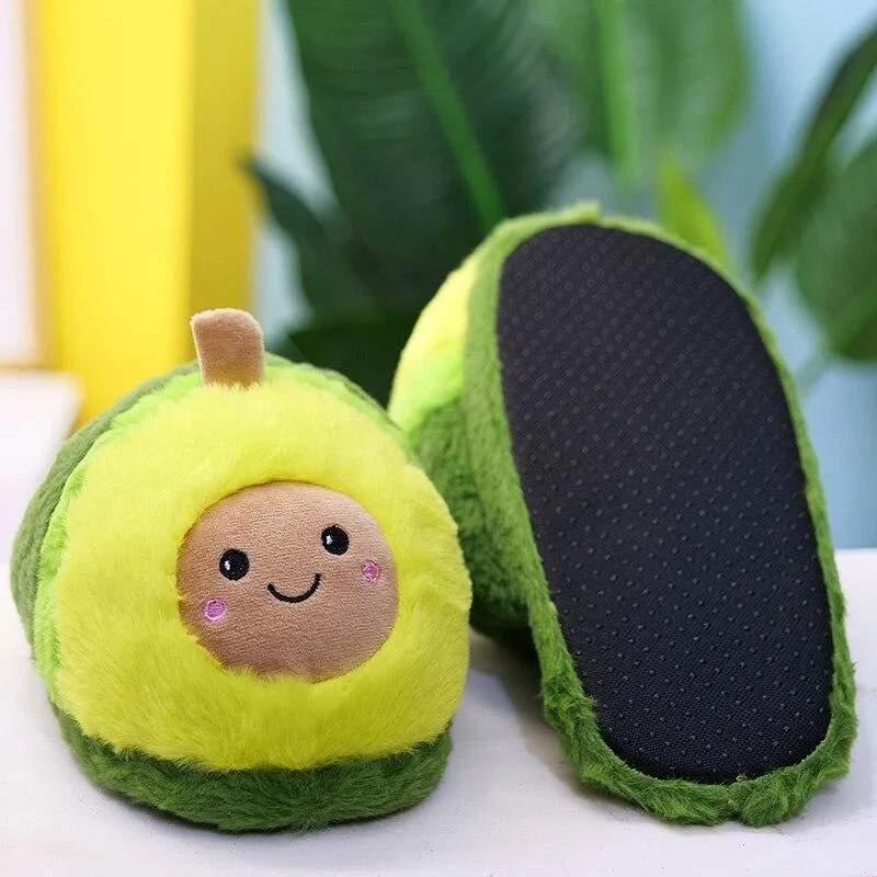 Avocado Plush Slippers