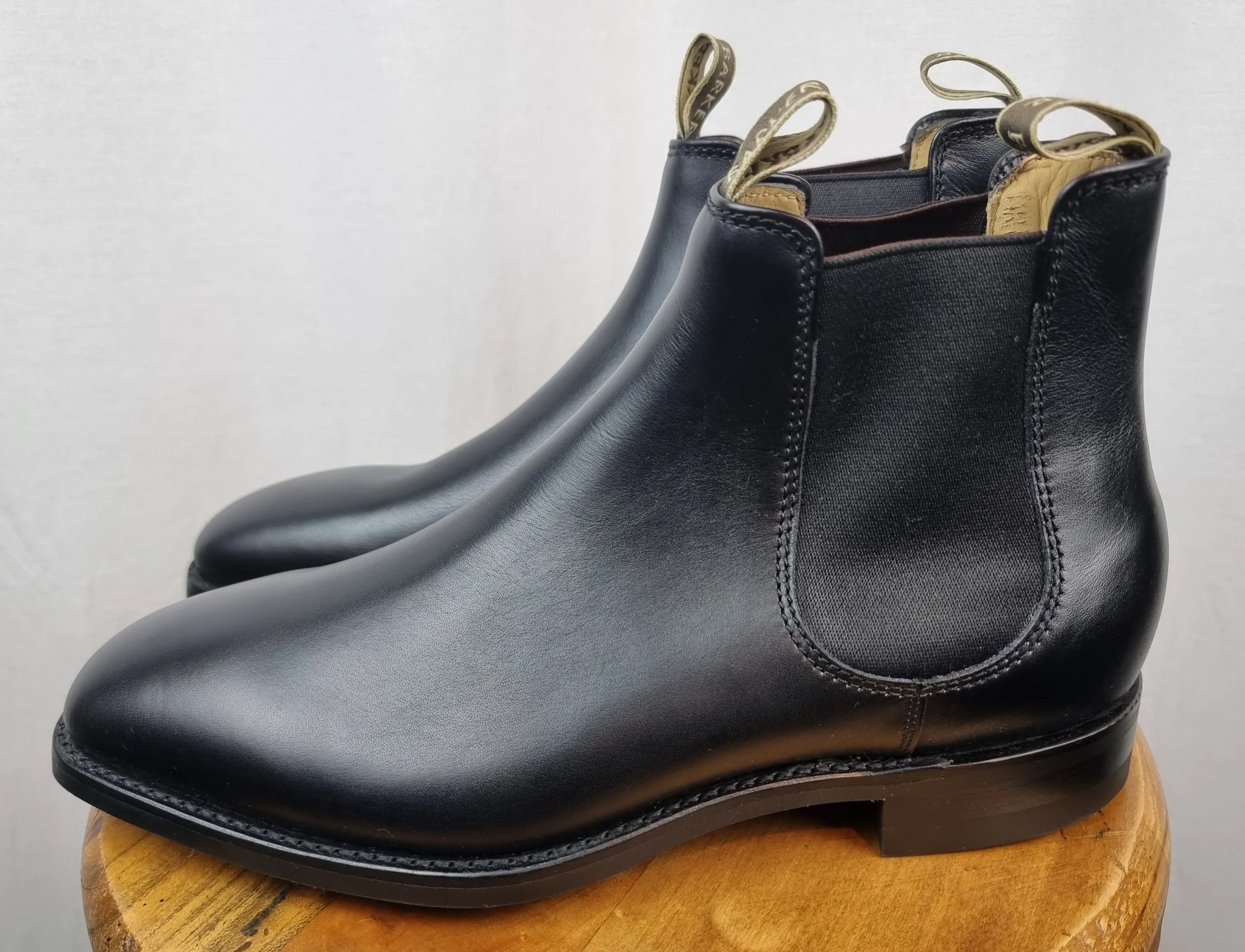 Barkers Mansfield Chelsea Boot - Black Calf / Dainite Sole