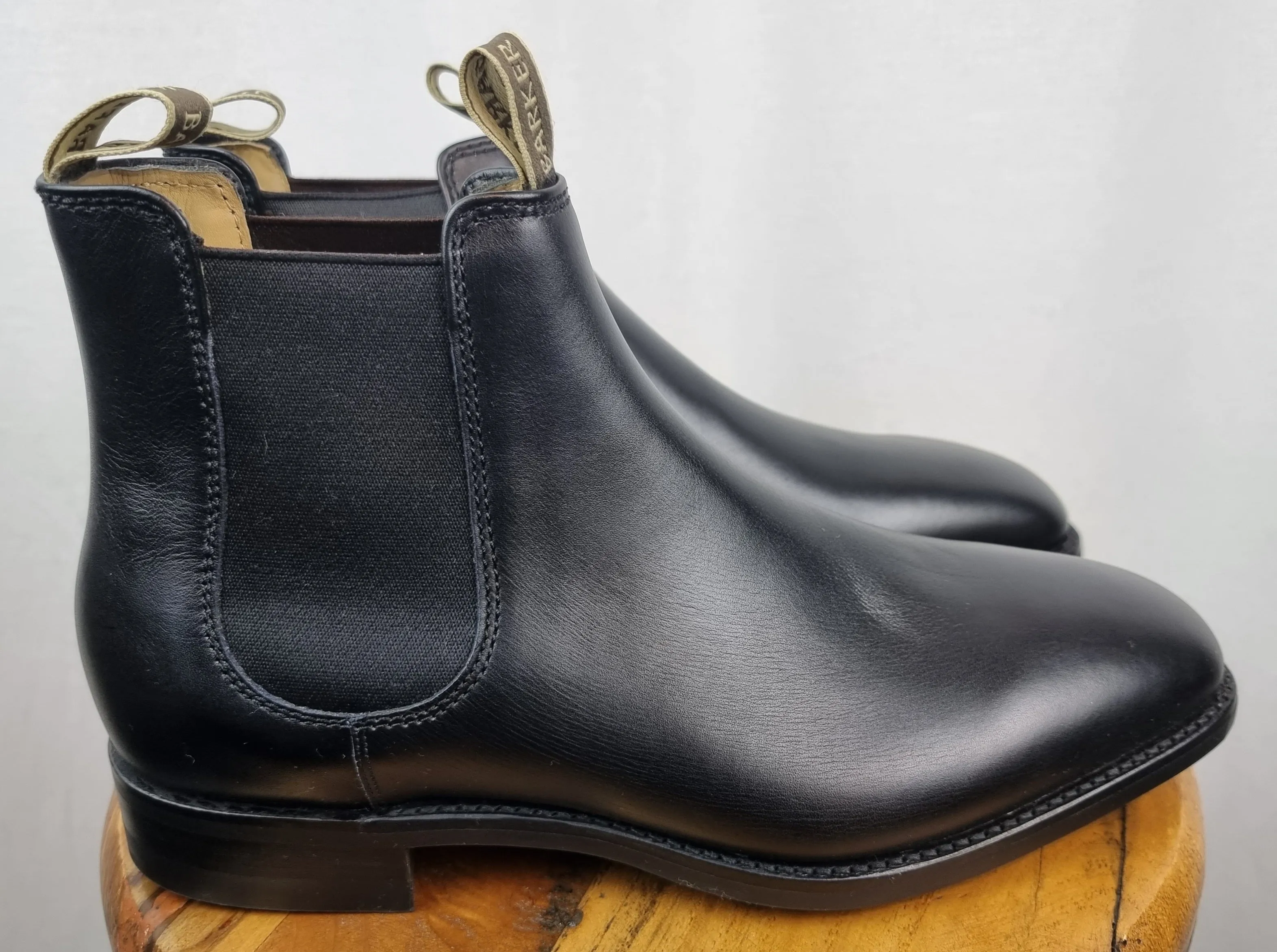 Barkers Mansfield Chelsea Boot - Black Calf / Dainite Sole