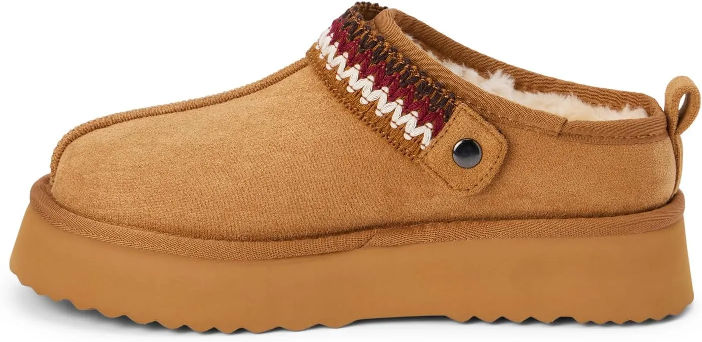 BEACH by Matisse Women's Storm Embroidered Scuff Slipper Casual Shoes