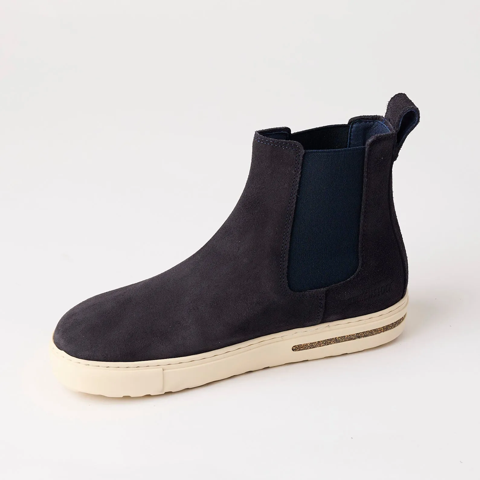 Birkenstock Navy Leather Chelsea Boots
