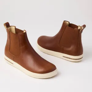 Birkenstock Tan Leather Chelsea Boots