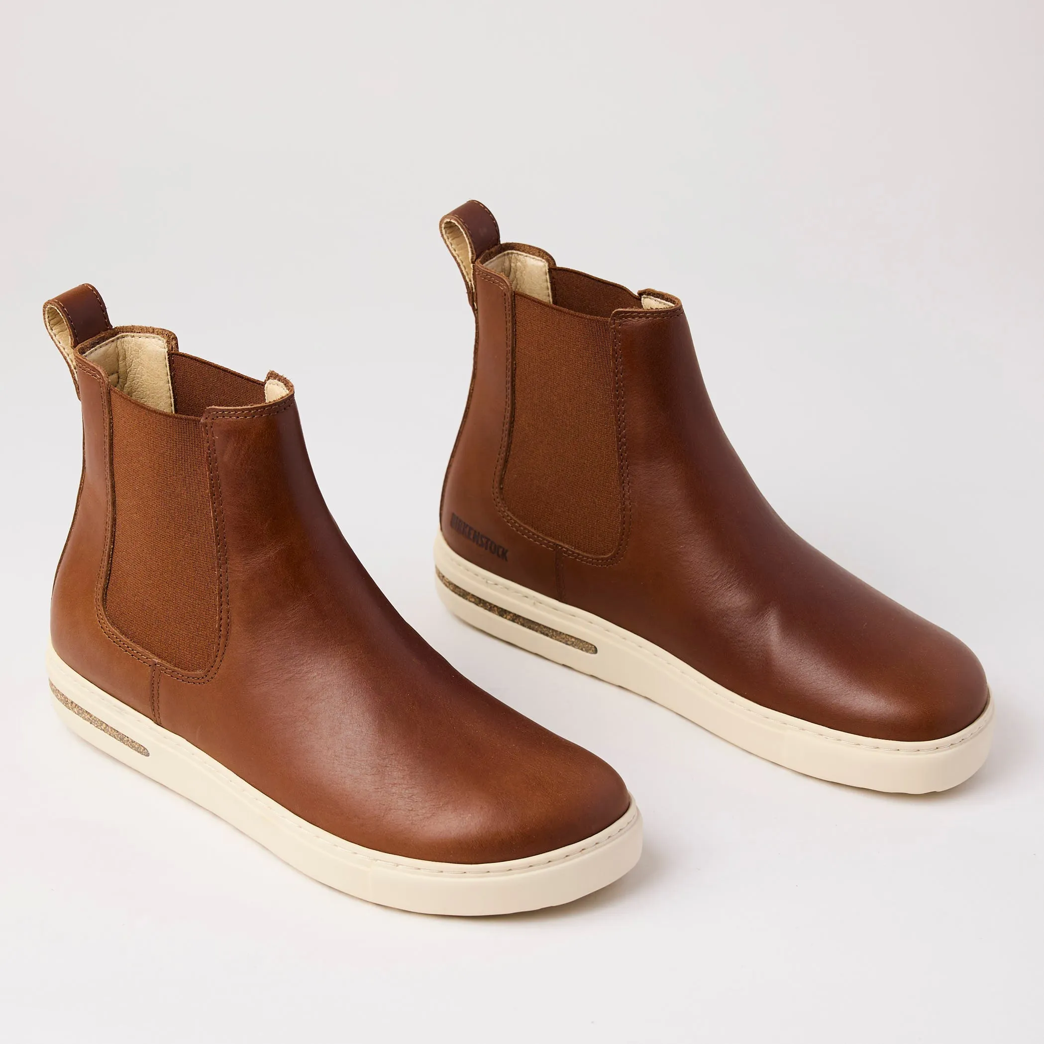 Birkenstock Tan Leather Chelsea Boots