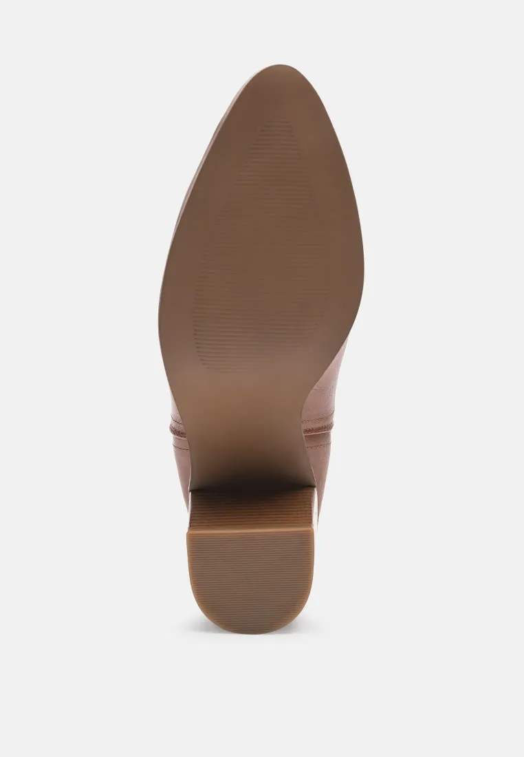 Block Heeled Chelsea Boots