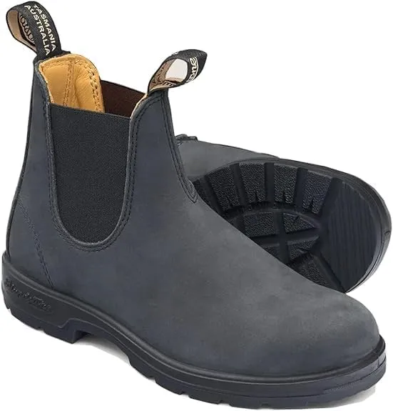 Blundstone BL550 Classic 550 Chelsea Boot (Rustic Black 587, us_footwear_size_system, adult, women, numeric, medium, numeric_13)