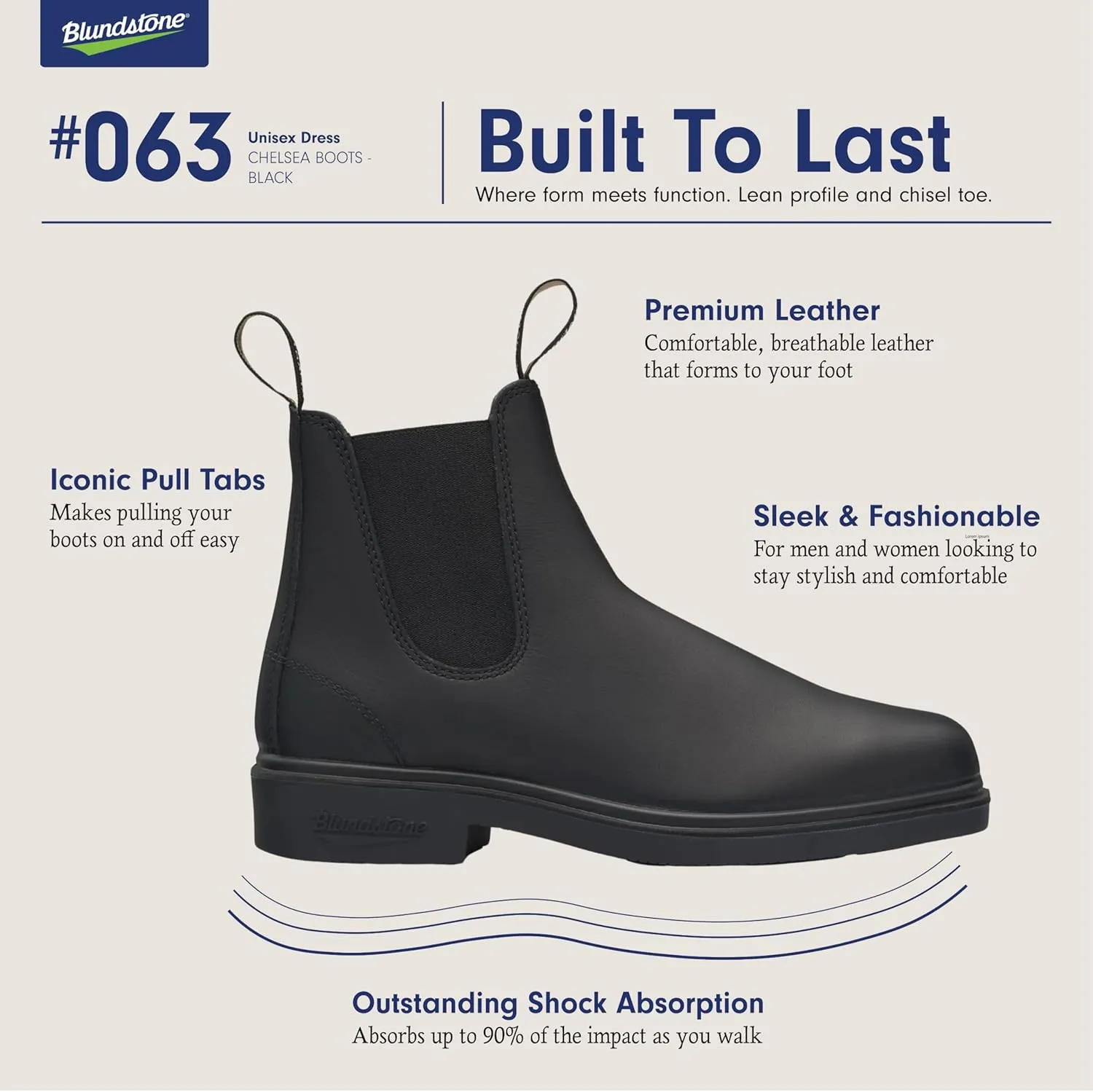 Blundstone Dress Chelsea Boots - Unisex