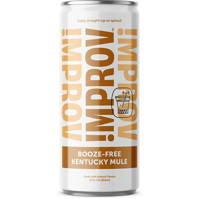 Booze-Free Kentucky Mule 8 Pack by IMPROV Booze-Free Cocktails