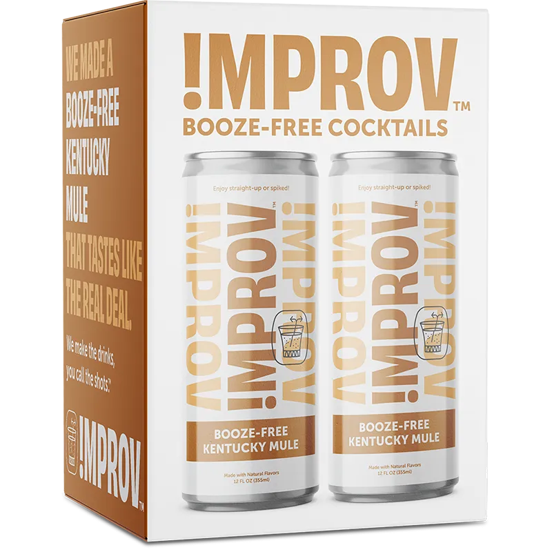 Booze-Free Kentucky Mule 8 Pack by IMPROV Booze-Free Cocktails