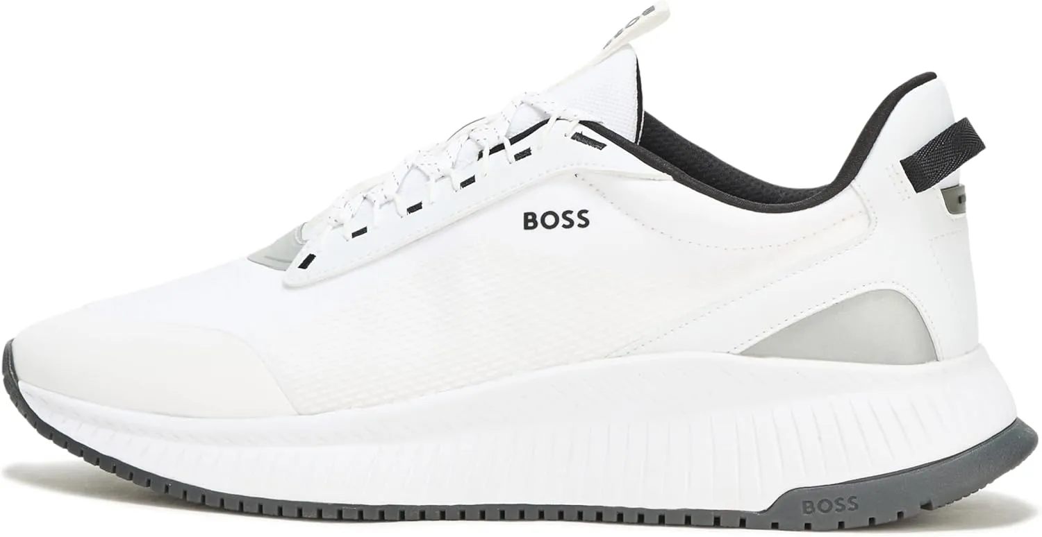 BOSS Men's Modern Knit Structure Running Sneaker