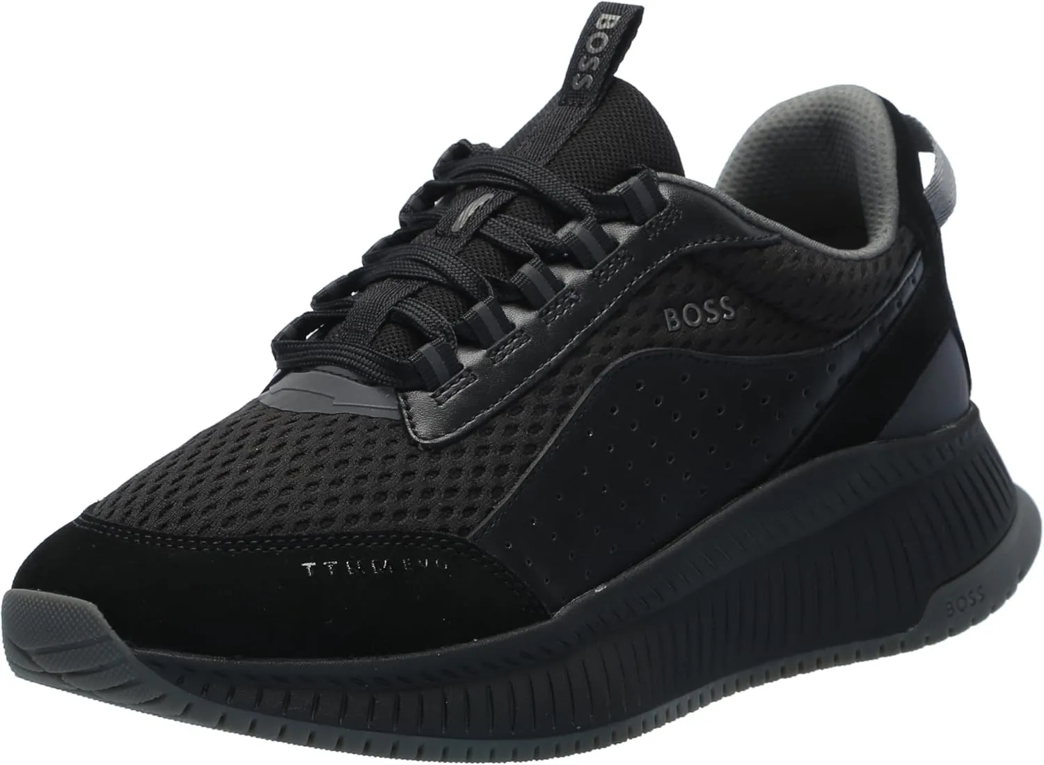 BOSS Men's Modern Knit Structure Running Sneaker