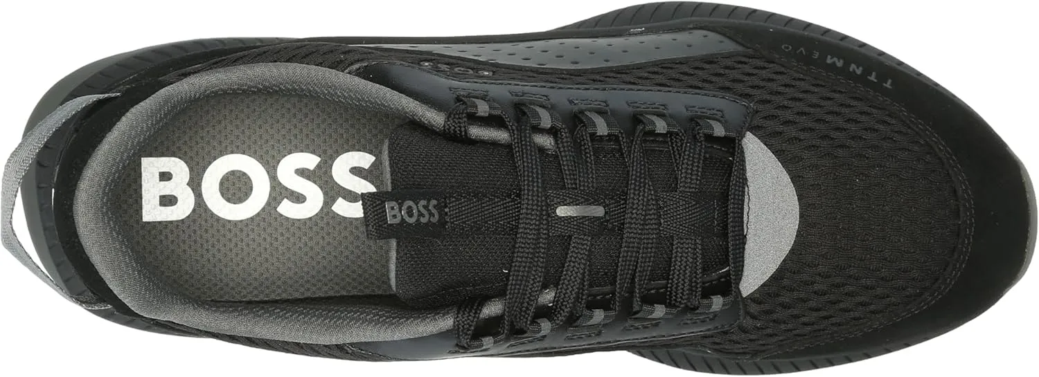 BOSS Men's Modern Knit Structure Running Sneaker