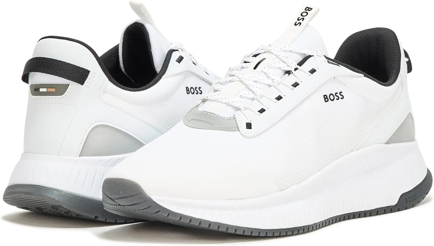 BOSS Men's Modern Knit Structure Running Sneaker