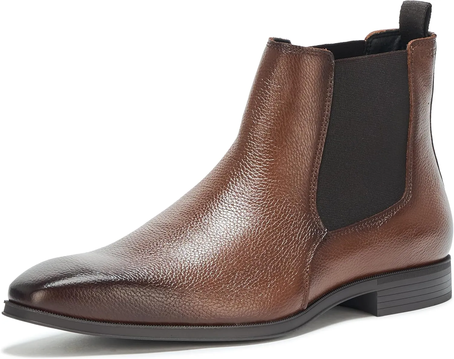 BOSS Men's Theon Leather Chelsea Boot