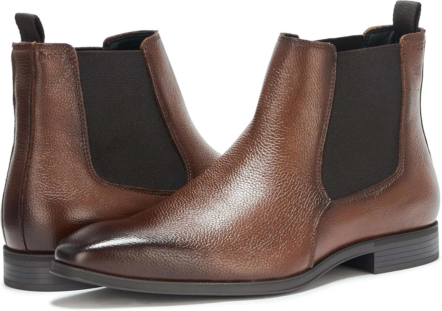 BOSS Men's Theon Leather Chelsea Boot