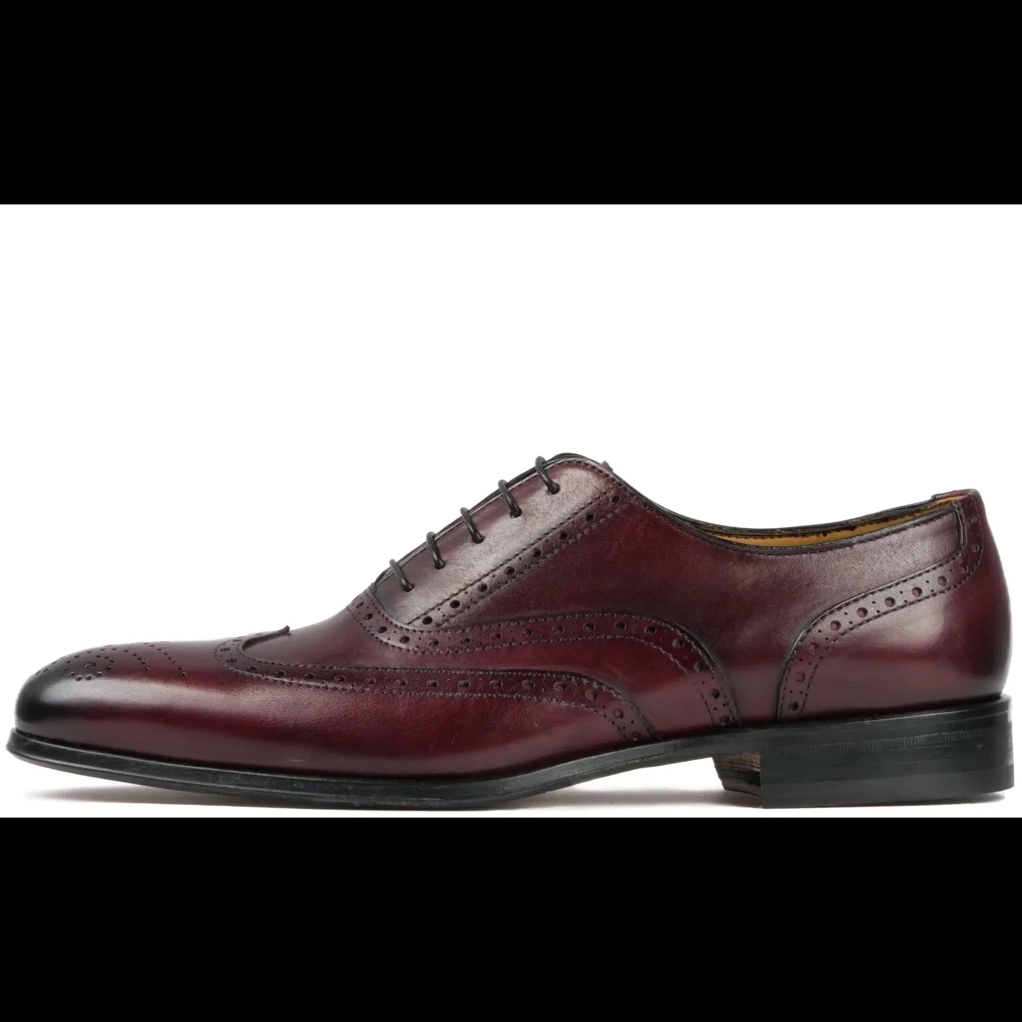 Cambridge Wingtip Oxford Brogue Oxblood