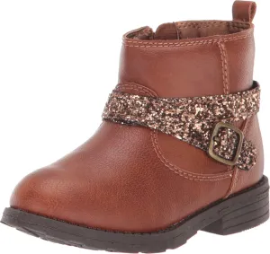 Carter's Girl's Cathy2 Ankle-Boot, Brown, 12 Little Kid