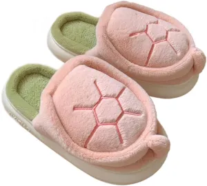 Cartoon Turtle Slippers for Women, Stylish Warm And Comfortable Indoor Turtle Slides Animal Slippers