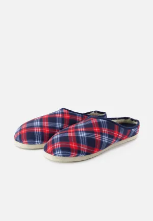 Chaussons d'intérieur en laine - Claudio Tartan