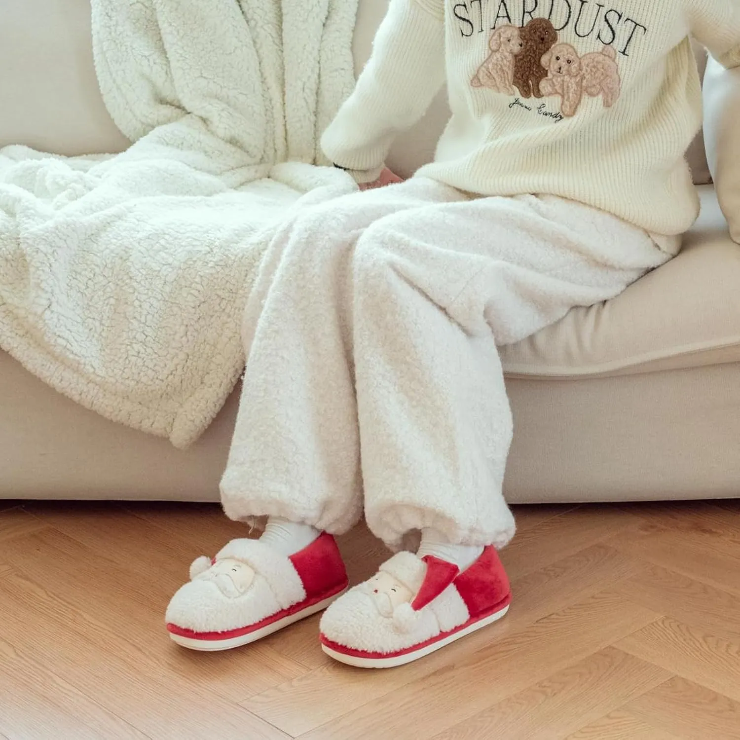 Christmas Slippers - Cozy Memory Foam Slippers for Women & Men