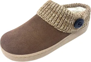 Clarks Angelina Women's Knitted Collar Clog Slipper