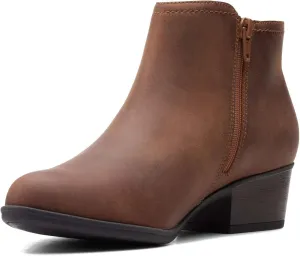 Clarks Women's Adreena Lilac Ankle Boot