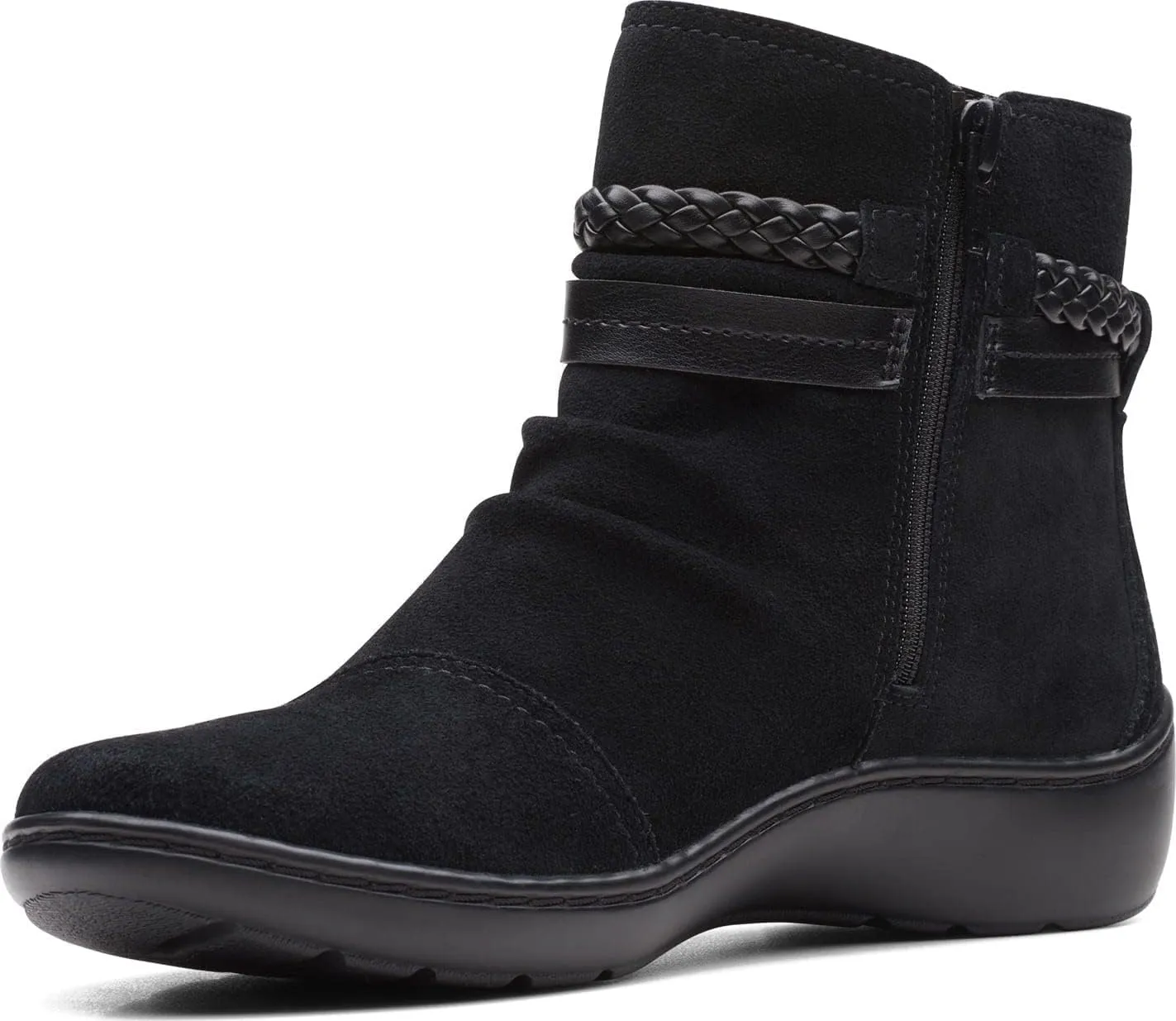 Clarks Women's Cora Braid Boot Ankle