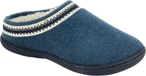 Clarks Womens Wool Felt Clog Slippers JMH1319T - Warm Cozy Plush Faux Fur Lined - Indoor Outdoor House Slipper for Women