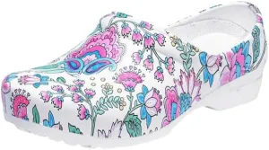 Comfortable Waterproof and Lightweight Printed Nurse Shoes, Garden Home Car Wash Casual Shoes, Chef Shoes for Women